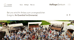Desktop Screenshot of haflingerzentrum.ch